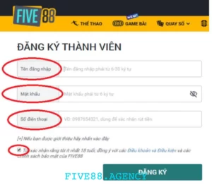 Đăng nhập Five88