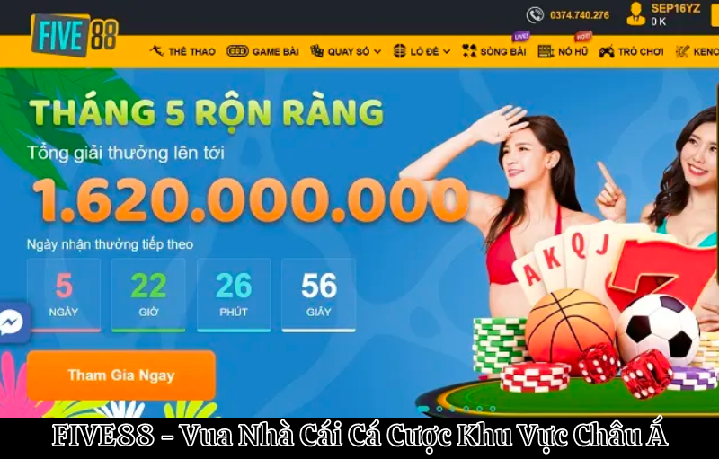 Các sự kiện khuyến mãi nạp Five88 gần nhất